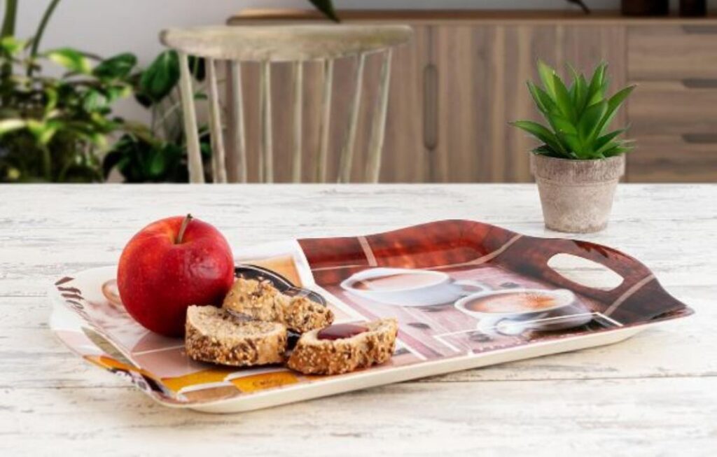 Bandejas de plástico perfectas para el desayuno