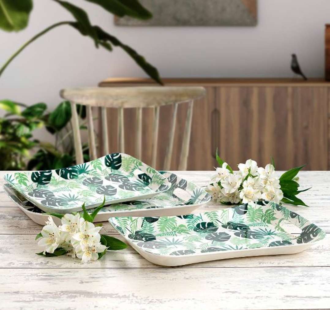 Bandejas de plástico con estilo para embellecer tu casa