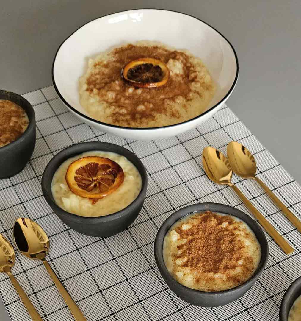 Arroz con Leche y Limón Confitado