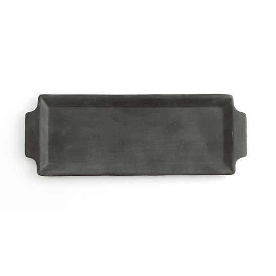 BANDEJA RECTANGULAR 28x10 CM MINERAL GRES QUID