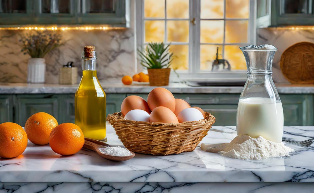 Bizcocho de naranja esponjoso y delicioso