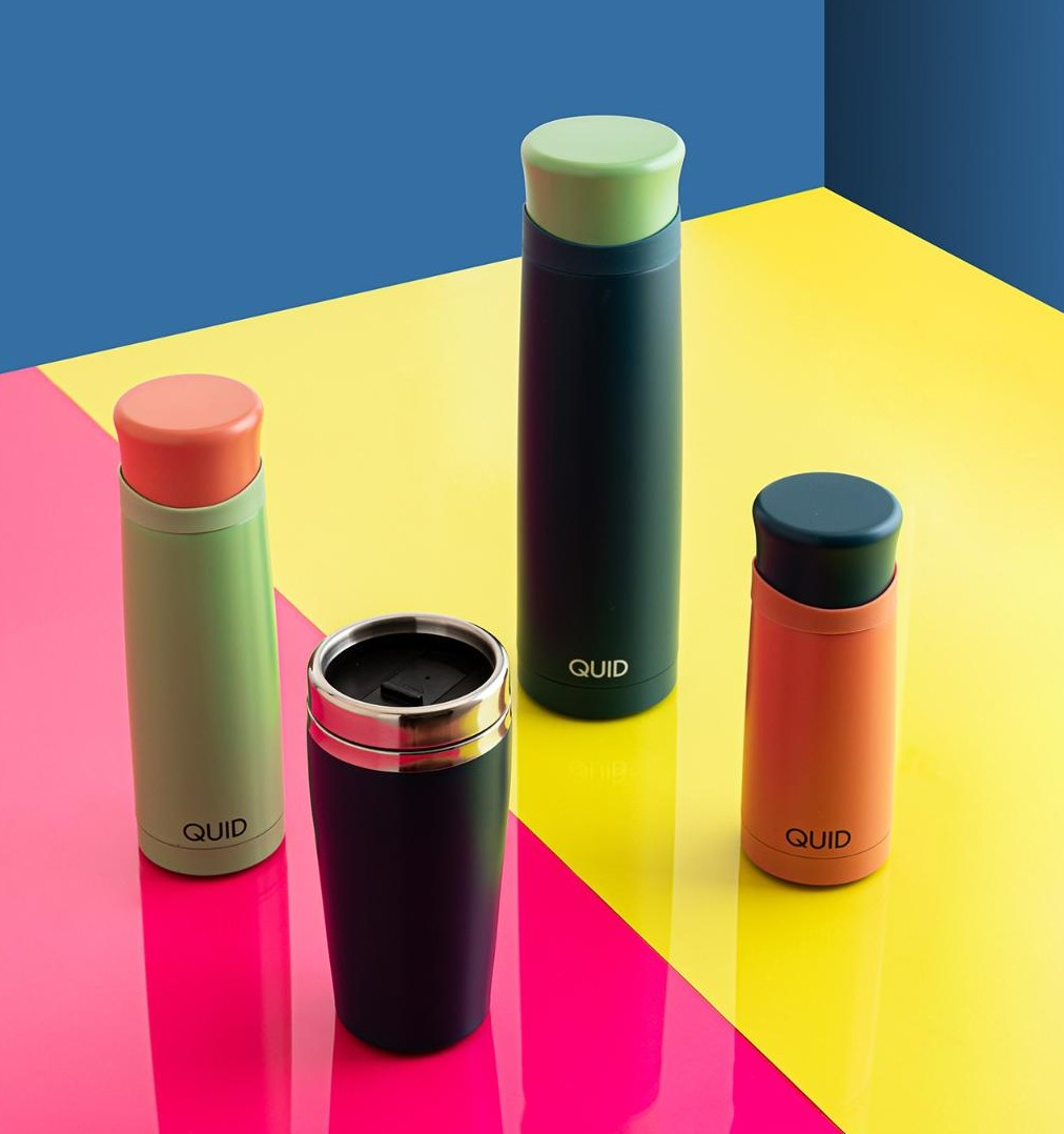 botellas termos de colores Quid