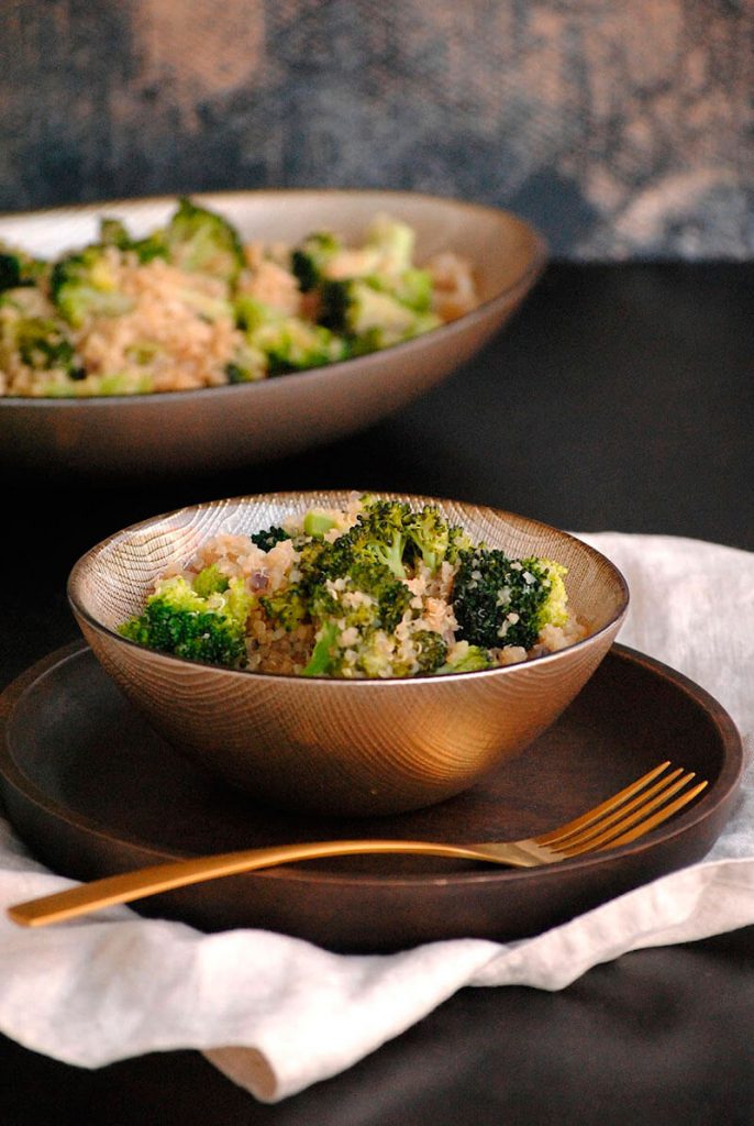 Quinoa con brócoli