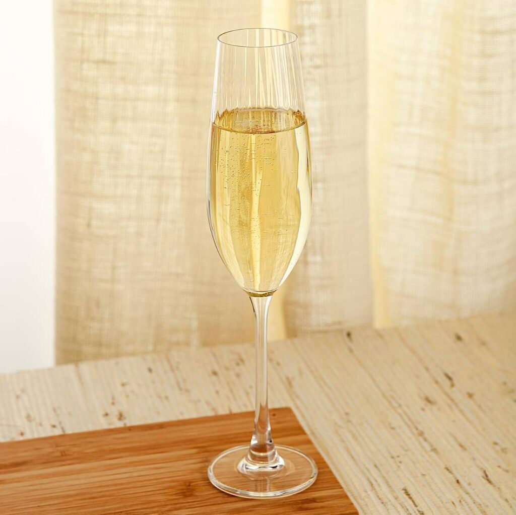 Copa de cristal de Bohemia para cava