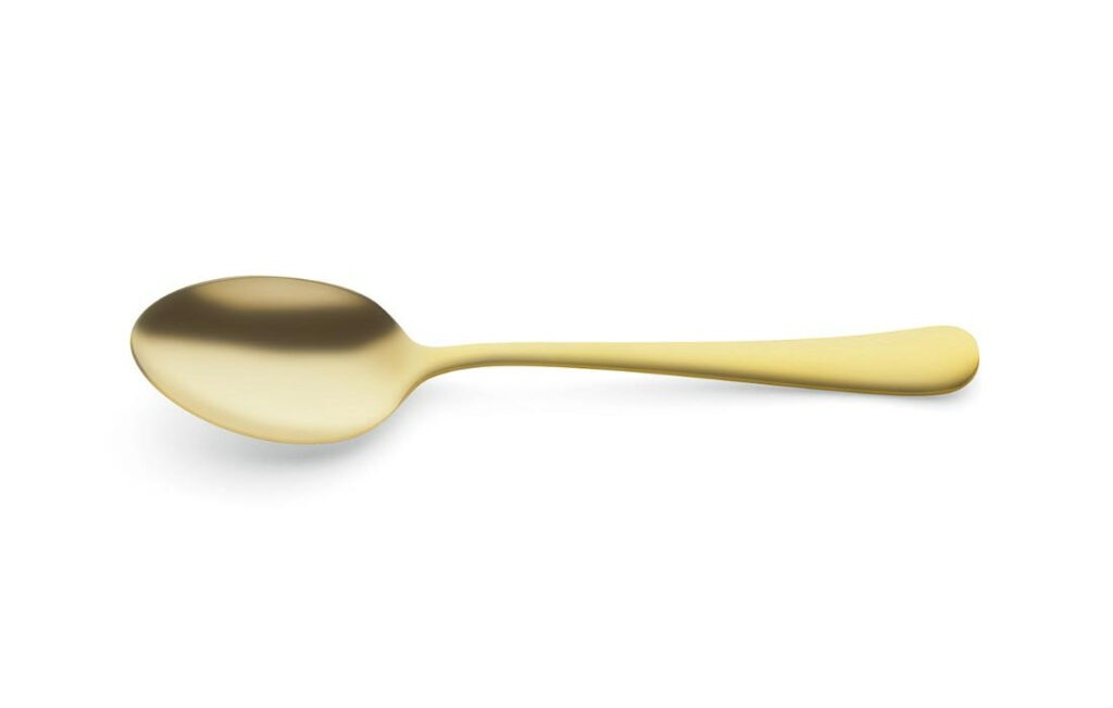 cucharilla café dorada de Amefa en Oh’Gar