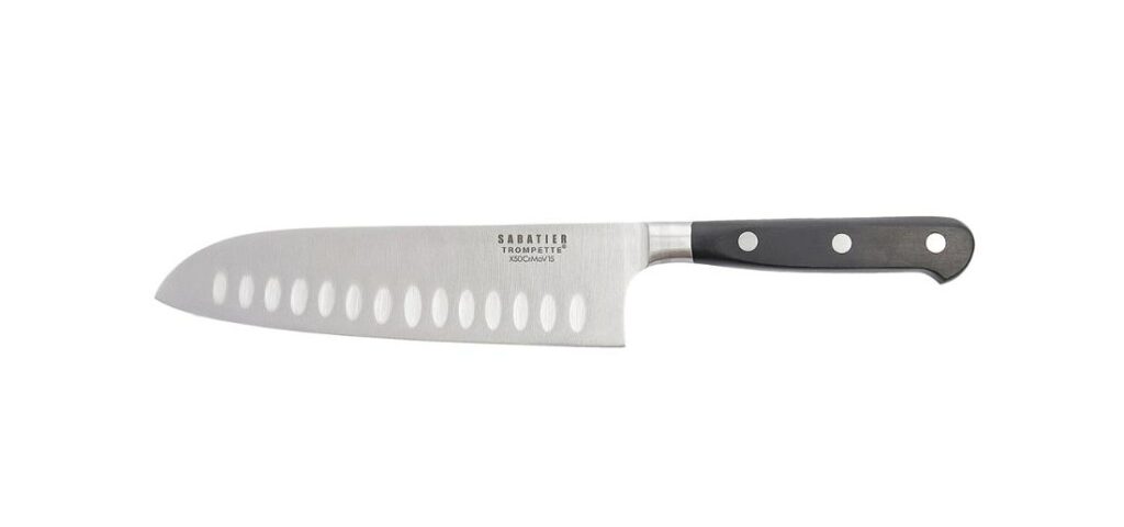 mejores cuchillos de cocina. Santoku de Sabatier