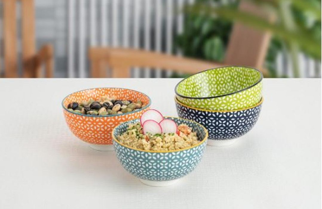 Cuencos con color para decorar tu mesa