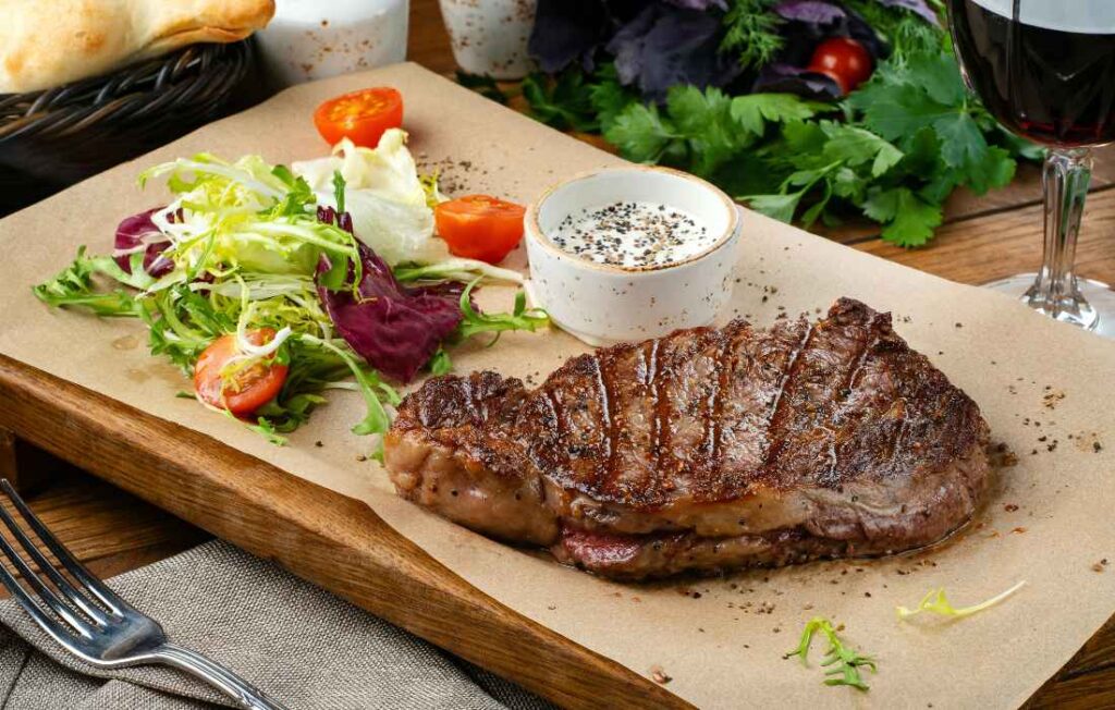 Filete cocinado a la parrilla