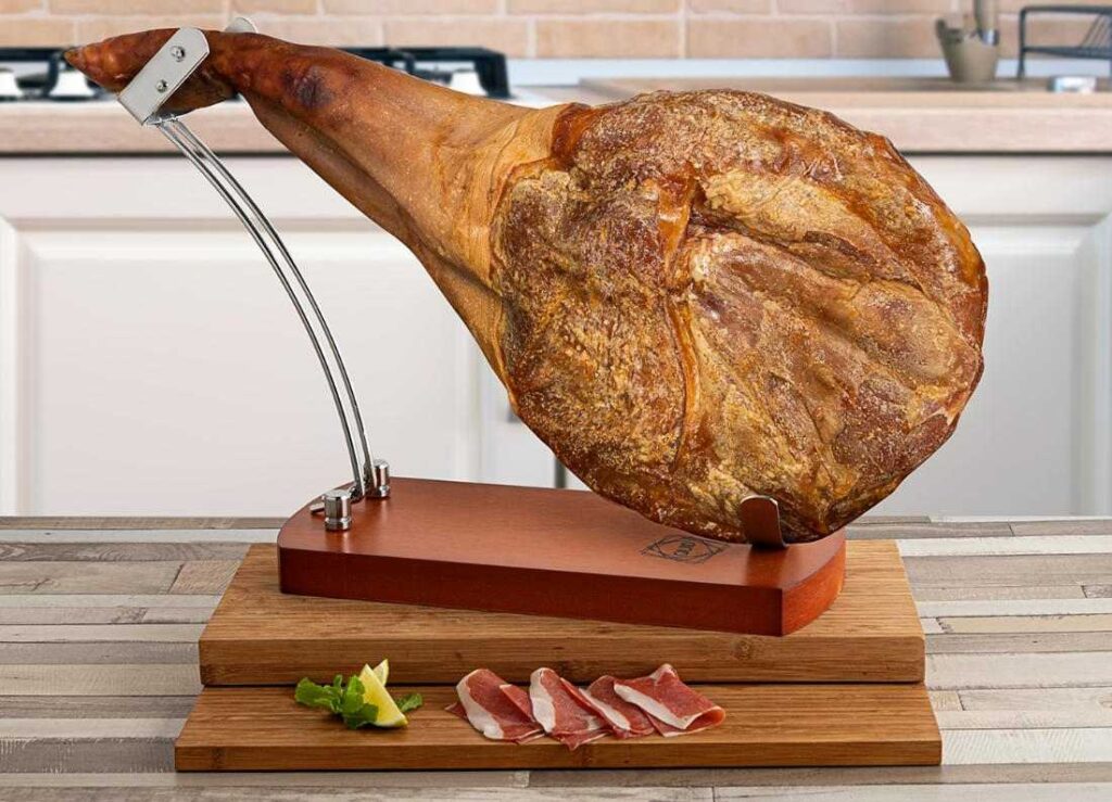 jamonero plegable extendido