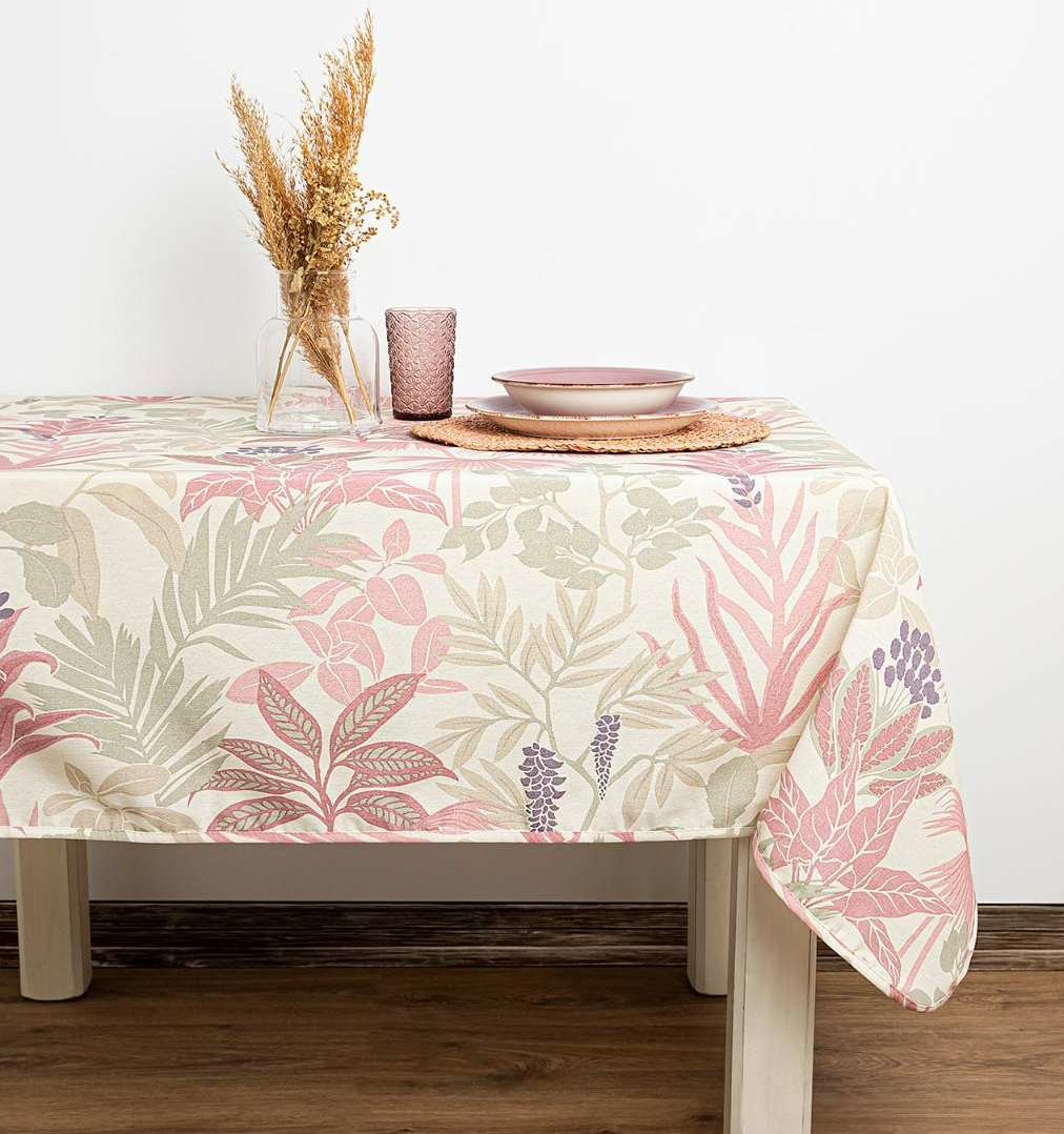 mantel antimanchas estampado de flores en Oh’Gar