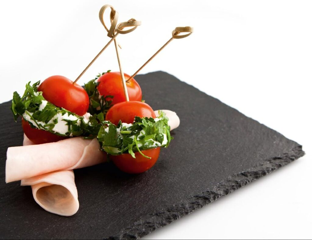 menaje para catering. Pizarra de pinchos