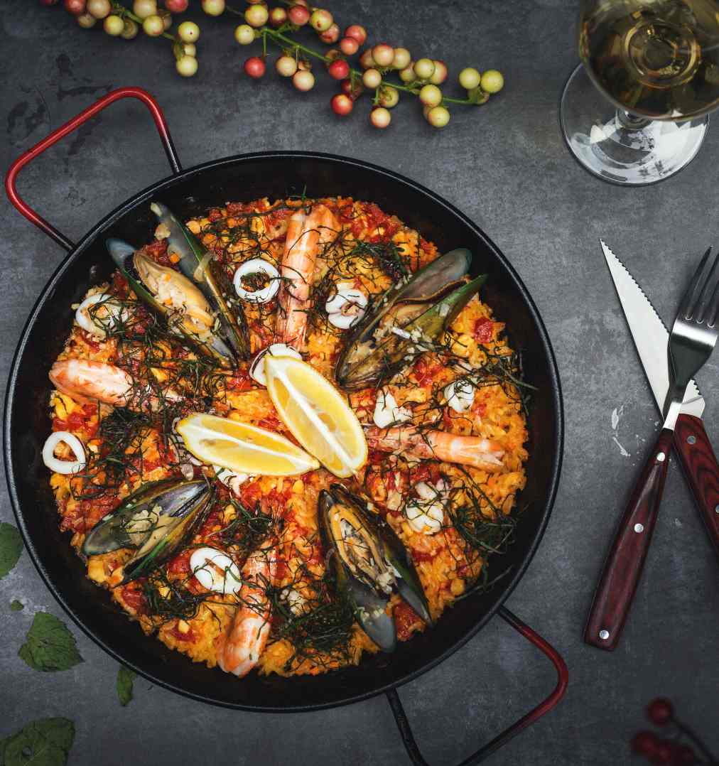 paellera valenciana individual