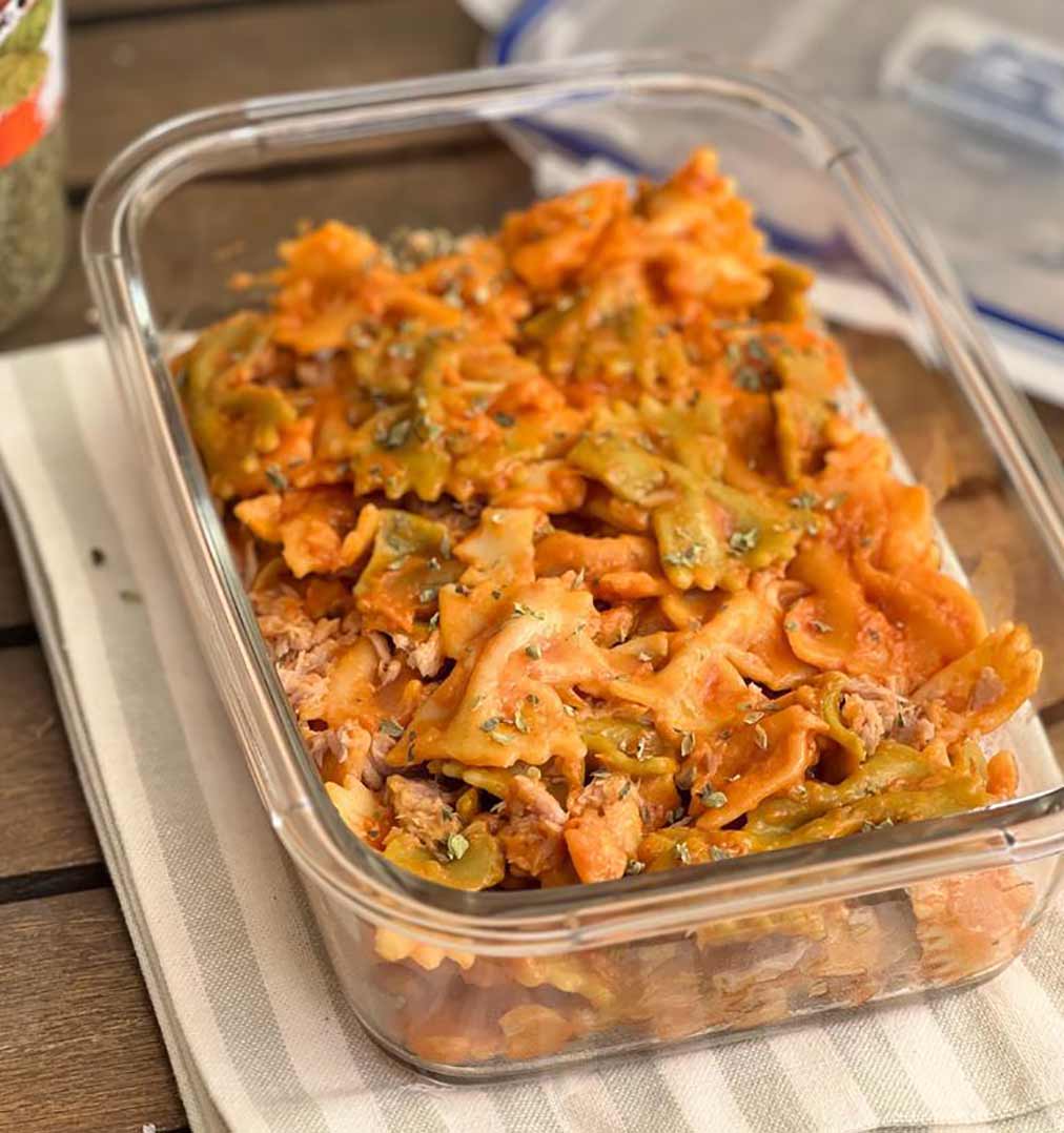 Recetas para llevar: Pasta con tomate y atún