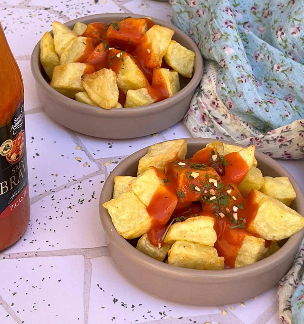 Patatas bravas en freidora de aire - Airfryer