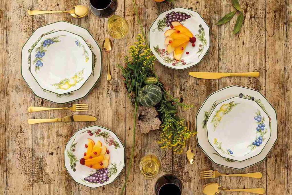 platos sueltos de loza Jacobean