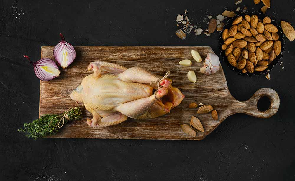 Receta tradicional de Pollo en pepitoria