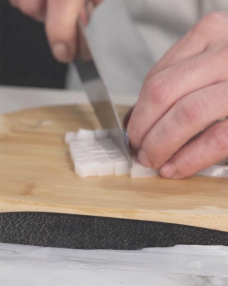 preparación del risotto de plancton