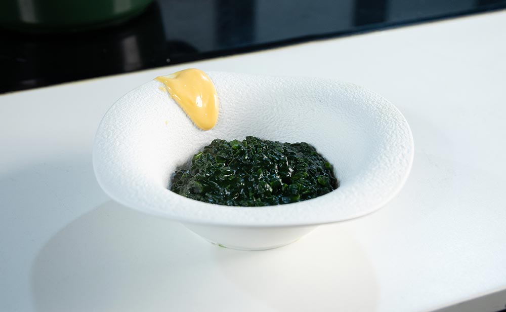 Risotto de plancton marino del Chef del Mar