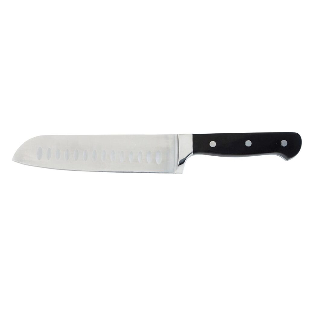 CUCHILLO SANTOKU 18 CM INOX CHEF BLACK QUID PROFFESIONAL