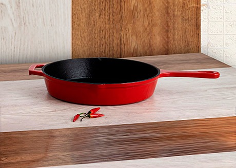 SARTÉN 26 CM HIERRO FUNDIDO ESMALTADO FIERRO BIDASOA