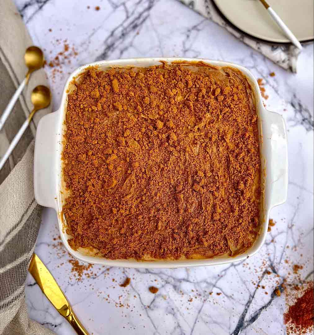 Tiramisú de galletas Lotus, dale un toque de caramelo