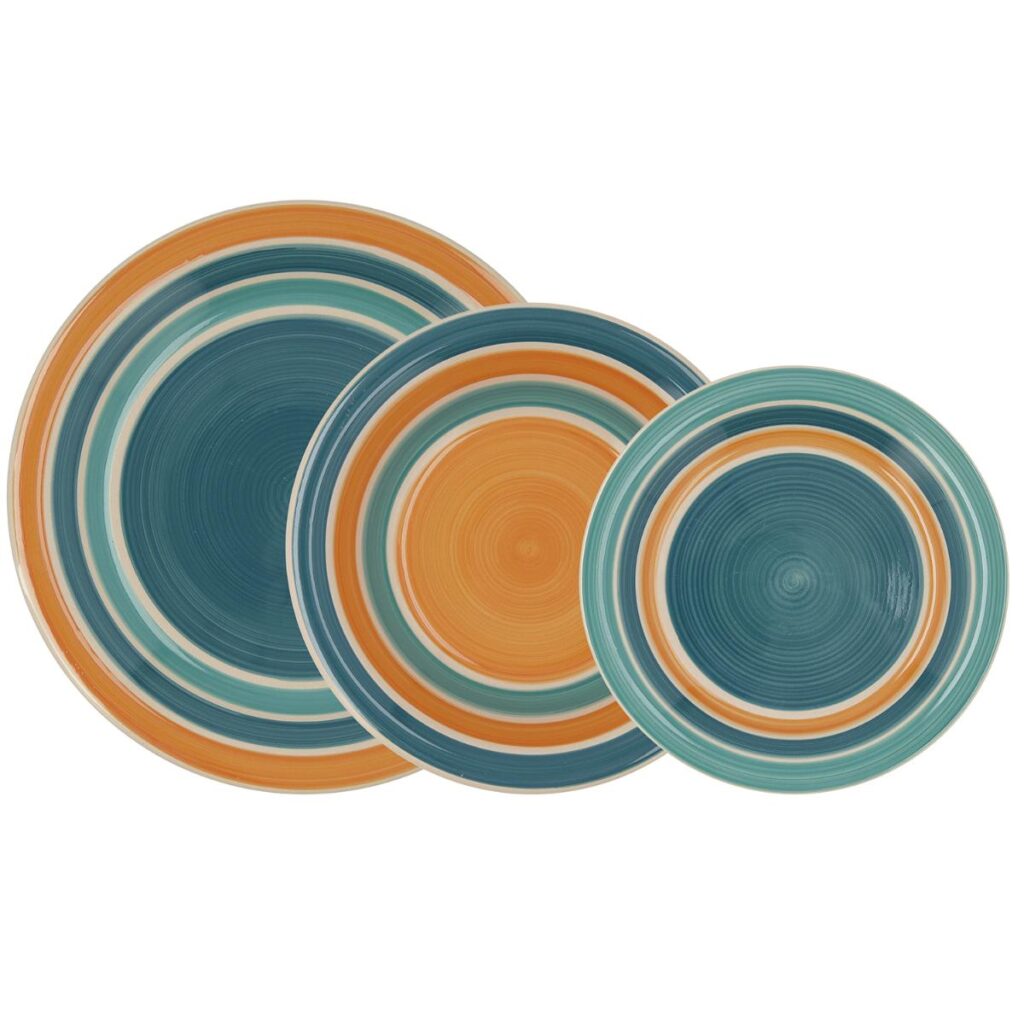 vajilla 18p aire azul quid